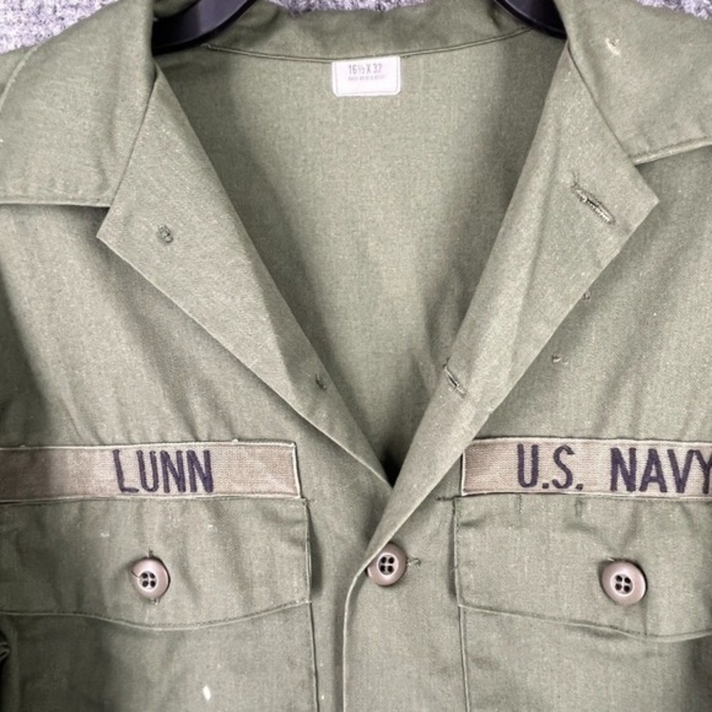 Vietnam Era US Navy Shirt Mens